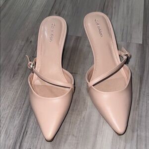 Calvin Klein Women's Blush Mules